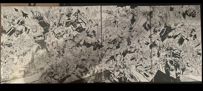 Energon Universe Connecting Set B&W Jason Howard. Transformers Gi Joe - Leoni 