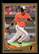 2013 Topps Gold Endy Chavez 0539/2013 Baltimore Orioles #309