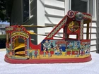 Vintage 1950’s J. Chein Tin Mechanical Windup Roller Coaster Toy No Cars *READ