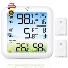 LSNDRG Freezer Thermometer with Alarm Digital Refrigerator Temperature 13