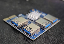 PCIe 1 to 4 PCI-Express 16X Slots Riser Card PCI-E 1X to External 4 PCI-e USB 3