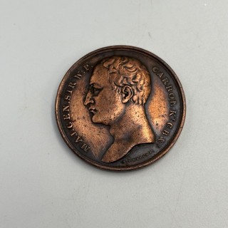 1809 Penaflor Bronze Medal Major Gen Sir W P Carroll KCB 33.96g