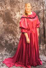 Victorian Ladies Costume Edwardian Fancy Dress Theatre Steampunk LARP XL Ex Hire