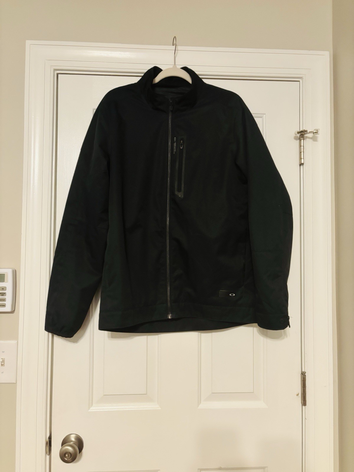 Oakley Men Jacket L/G Black City Performance Gorpcore Logo B
