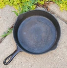 Vintage Griswold Cast Iron Skillet Large Block Logo No 8 704M 10 Inch Pan 1930s