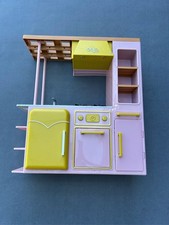 Our Generation Pink Kitchen Refrigerator Stove Sink for 18" Dolls No Utensils
