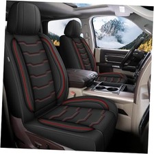 Seat Covers Fit for Dodge RAM 2002-2024 2025 2026 : Faux Leather Car Redline