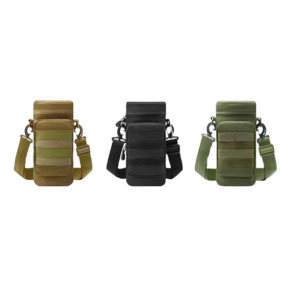 Pouch Holder Tactical Hiking Kettle Gear Molle Pack Bag Us