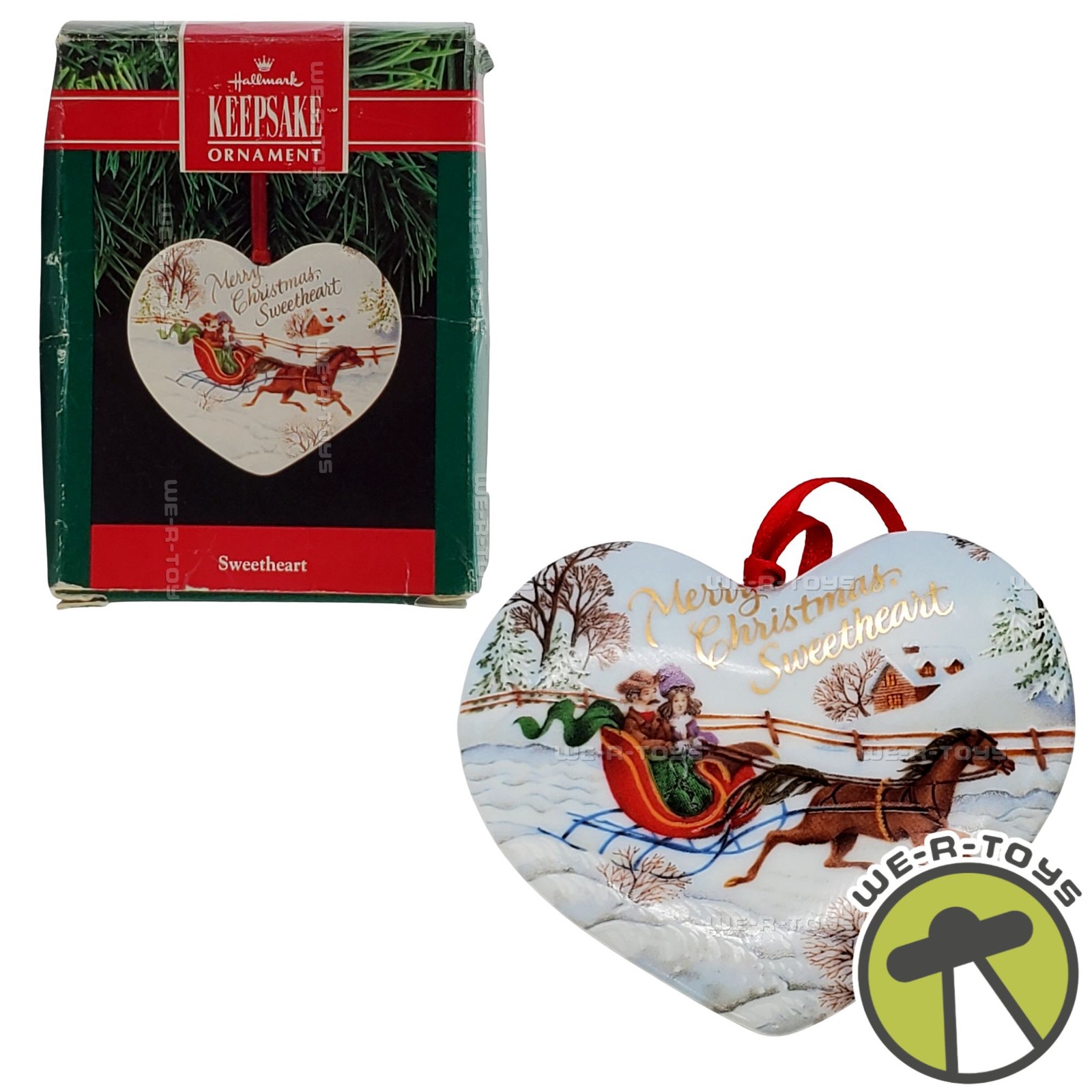 Hallmark Keepsake 1991 Sweetheart Christmas Ornament NEW