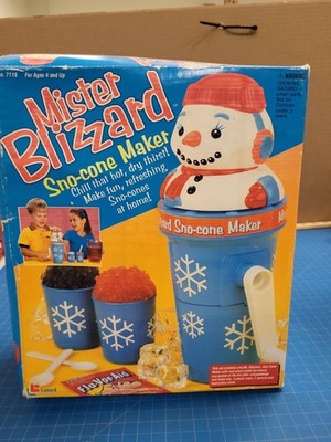 Vintage Lanard Mister Blizzard Sno-Cone Maker 7119 Complete Toy