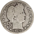 1914-S Barber Quarter