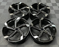22 Rims Fit Audi Rs7 2021 2022 2023 2024 2025 2026 Wheels 22x10 Brand New Black
