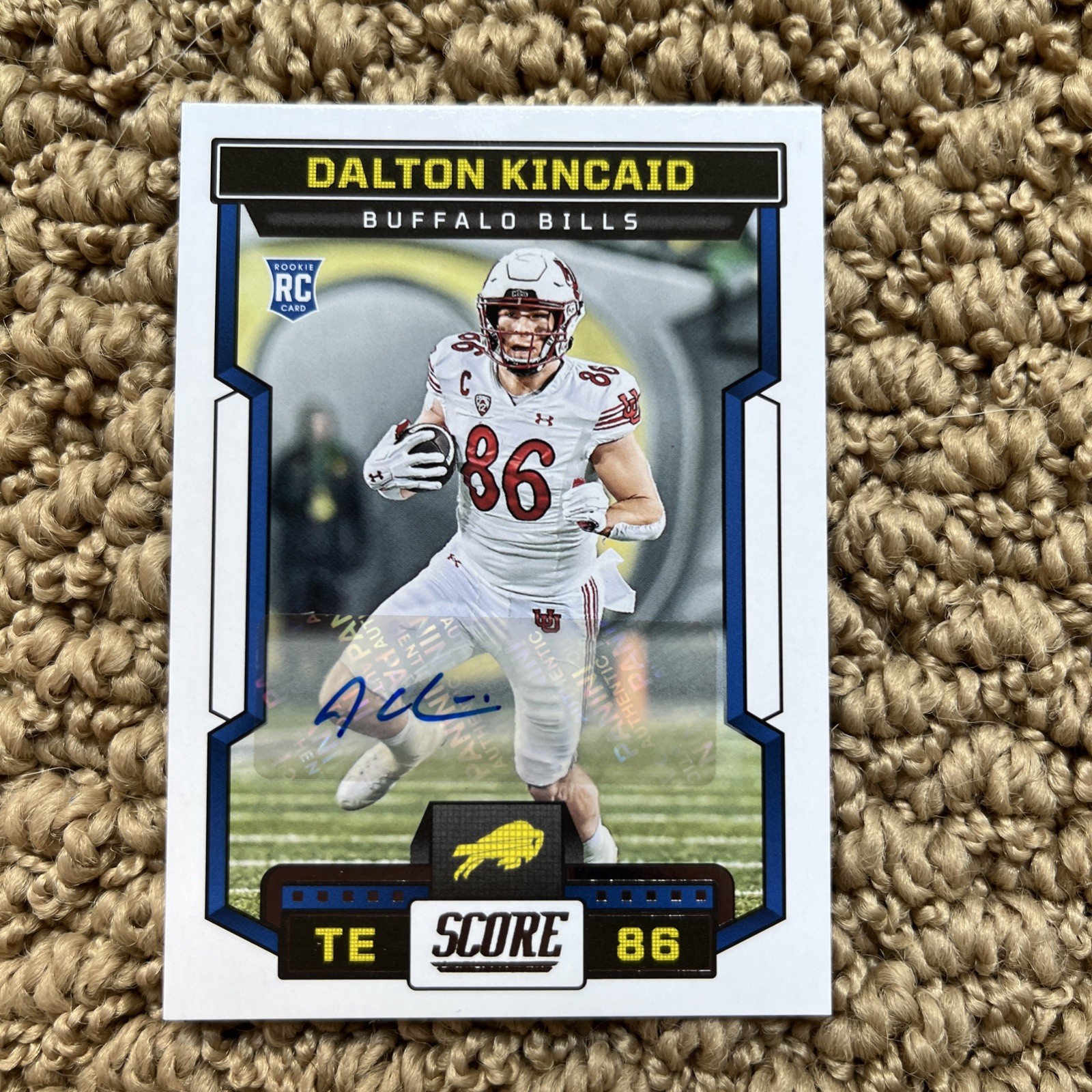 2023 Score - Rookies Signatures #338 Dalton Kincaid (AU, RC) Auto Autograph