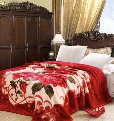 Ultra Soft Mink Plush Throw Blanket Thick Heavy Weight Polyester Warm Cozy