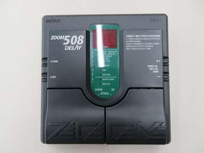 ZOOM 508 Verzögerung Gitarren Effekt Pedal 8 Verzögerung Arten Gebraucht
