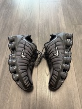 Nike Shox TL Iron Grey Silver-Black Running Sneakers IM6771-068 Men's Size 10