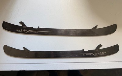 Bauer Tuuk LS5 Carbon Black Steel Skate Runners 288mm Brand New