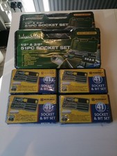 Wholesale Job Lot New Socket Sets. Brookstone 51pc Set X 2 Marksman 41pc Set X 4