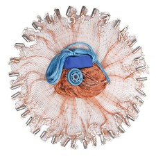 Cast Net, American Saltwater Cast Nets for Fishing, 4ft-8ft Radius Casting Ne...