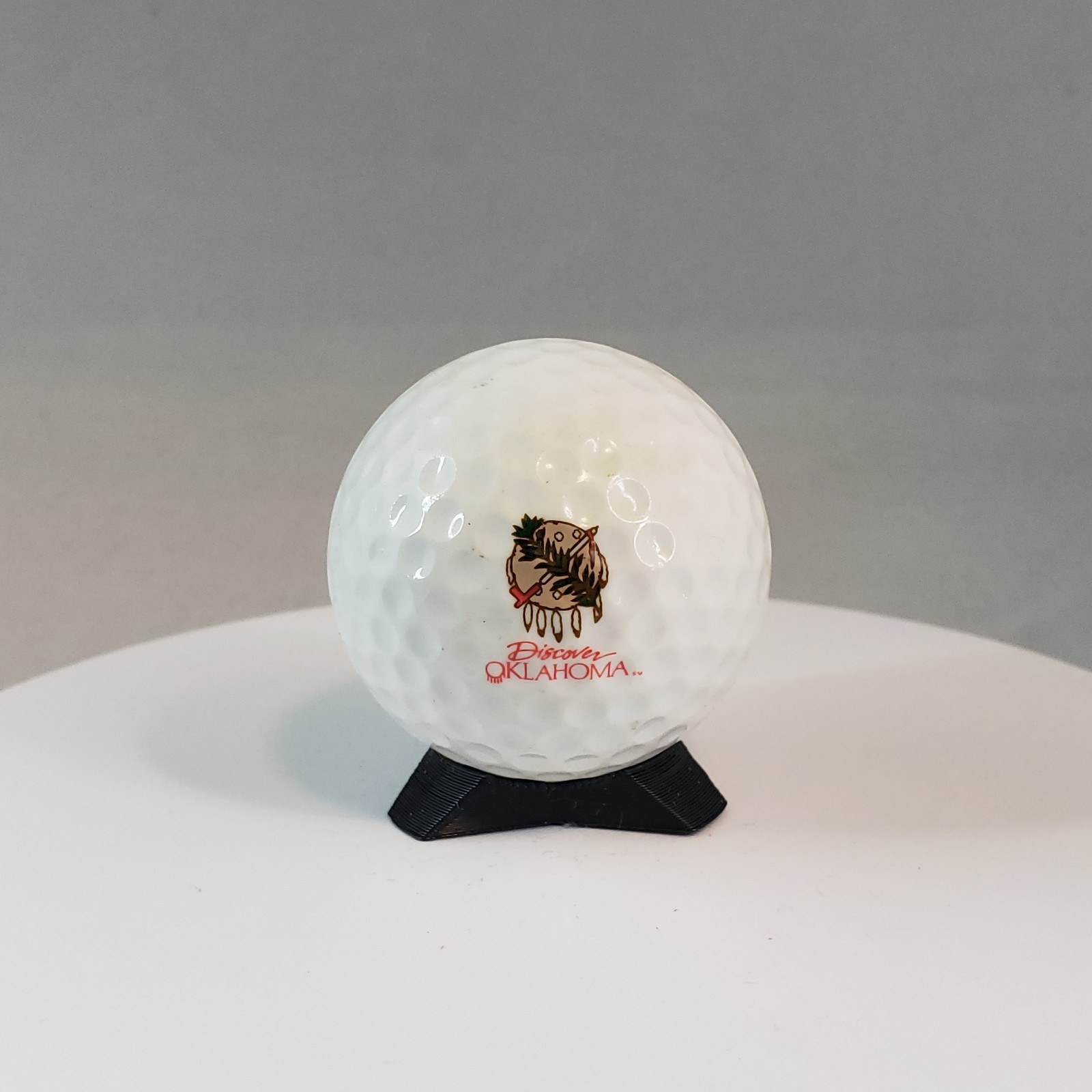 Discover Oklahoma  - Vintage Logo Acushnet Golf Ball - Collectable / Rare