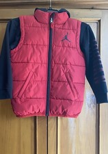Air Jordan Therma-Fit Boys M Puffer Vest/Hoodie Combo Red/Black