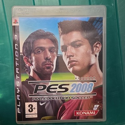 Konami PES 2008: Pro Evolution Soccer Sony PlayStation 3 PAL 2008 Manual PEGI 3