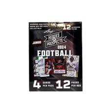 2024 Leaf Heroes and Prospects Football Jumbo Box