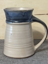 Vintage 1968 Pacific Stoneware Pitcher Blue C...