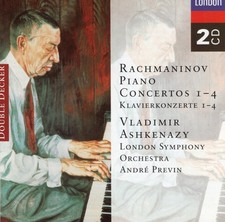 Rachmaninov Piano concertos 1-4 - 2cd set - Ashkenazy - VG - VG