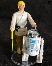 1977 LUKE SKYWALKER & R2-D2 •  HK COO • VINTAGE KENNER STAR WARS