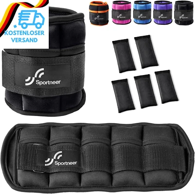 BESUCHE DEN SPORTNEER-STORE Sportneer Gewichtsmanschetten, Verstellbares Fußgelenkgewichte Set, Fuß-/Handgel