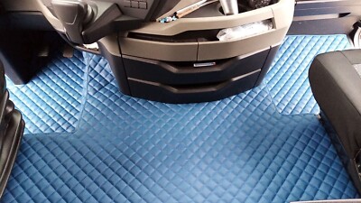 Für MAN TGX LKW Fußmatten Tunnelabdeckung Truck LKW BLAU Automatik ab 2020-