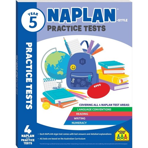 Year 5 NAPLAN-Style PRACTICE TESTS Workbook & Tests NEW - Picture 2 of 5