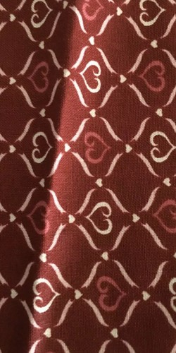 LONGABERGER SWEETHEART KEY TO MY HEART LINER ~ BLUSHING HEARTS FABRIC #23910 NIB - Picture 7 of 10