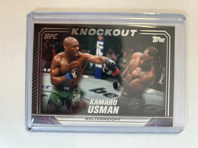 28 TOPPS UFC KNOCKOUT 2024 KAMARU USMAN WELTERWEIGHT  .