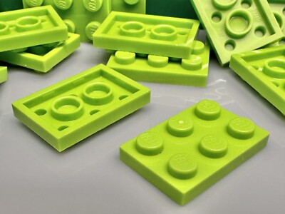 Lego Platte 2x3 3021 aus Paradiesvogel Set 10289, Kakapo 910017, 25 Teile