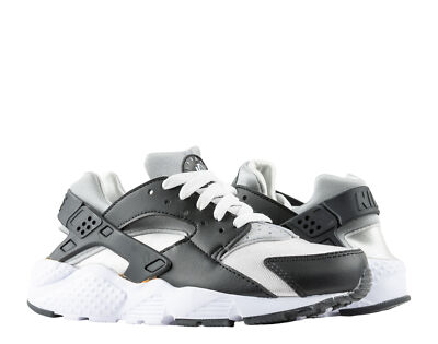 nike huarache black and white kids