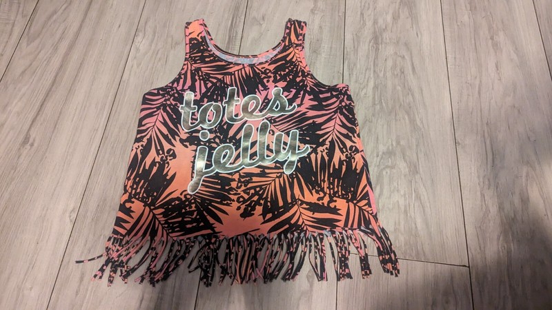 MULTI-COLOR TOTAL GIRL  TANK TOP SIZE MED 10-12