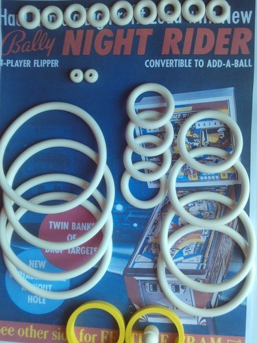 Kit élastiques Et Doigt De Batteur Pour Flipper BALLY FLIP FLOP - Pièces Neuves