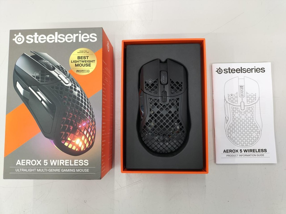 SteelSeries Aerox 5 Wireless Ultralight Gaming Mouse Good
