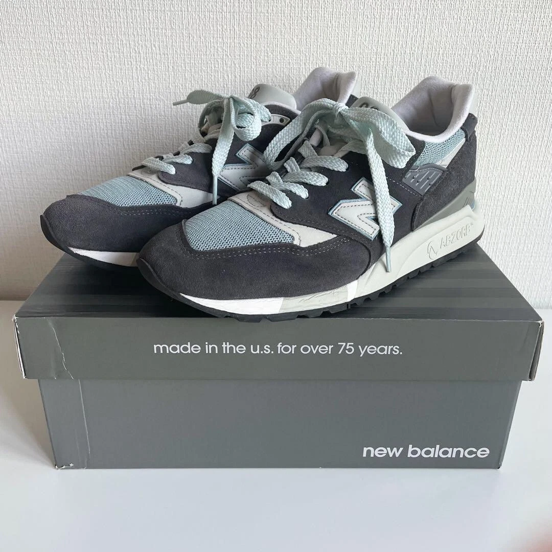 New balance × Kith M998KT Sneaker US 8 Steel Blue Classics