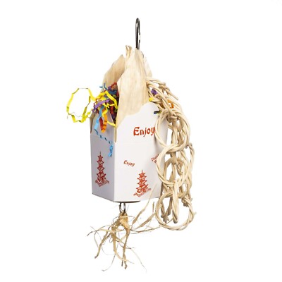 Prevue Hendryx ''Takeout'' Bird / Parrot Toy *USA SELLER* Small and Medium