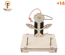 Teachers STEM Electric Resistance Brightness Lamp DIY Assembly Wooden Toys 14Y 