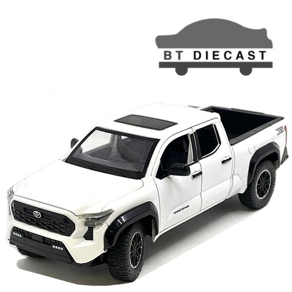 Mijo Exclusives 2024 Toyota Tacoma Trd Off Road Pick Up Truck 1/24 White H08778