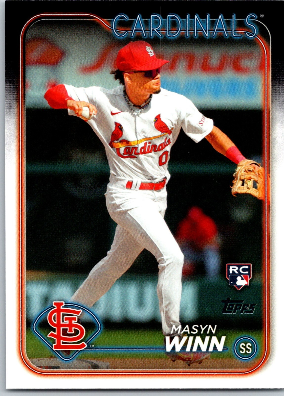 #480 Masyn Winn, St. Louis Cardinals RC 2024 Topps Series 2 Base