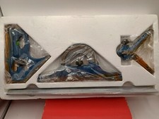 SPI 4 Pc, 12" Hardened Comb. Square Set 1/8, 1/16, 1/32 1/64" (English/Metric) 