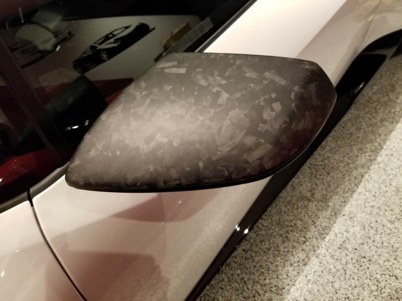 Lamborghini Huracan Forged Carbon Mirror Covers Matte Finish