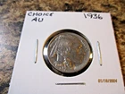 1936 BUFFALO NICKEL CHOICE AU     HH8