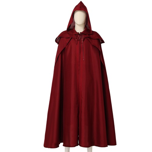 Gothic Men's Long Hooded Cloak Medieval Warrior Cloak Halloween Costume Cloak - Picture 8 of 16