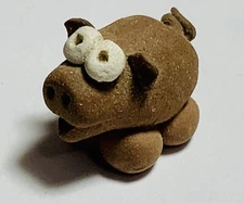 Clay Art Studio Handmade Pig Figurine